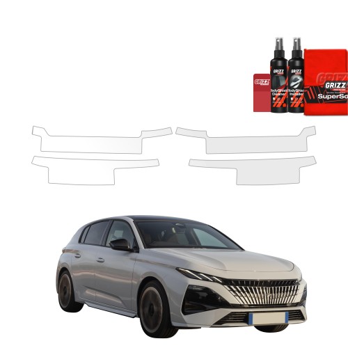 Przejdź do produktu Folia ochronna na progi Grizz do Peugeot 308 III HB/5D 2021+ / fl 2026+