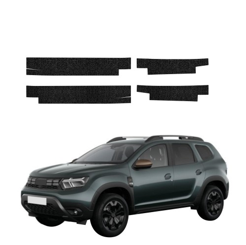 Przejdź do produktu Powłoka techniczna na progi do Dacia Duster II 2018-2023 GRIZZ 4w1 HeavyDuty Czarna 
