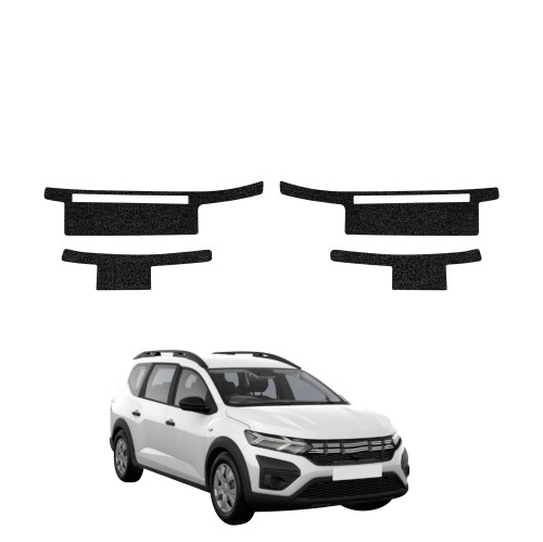 Przejdź do produktu Powłoka techniczna na progi do Dacia Jogger 2021+ GRIZZ 4w1 HeavyDuty Czarna