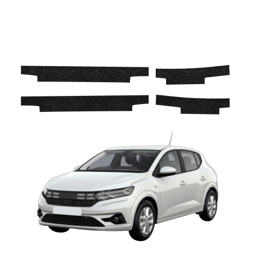 Przejdź do produktu Powłoka techniczna na progi do Dacia Sandero III Stepway 2021+ GRIZZ 4w1 HeavyDuty Czarna