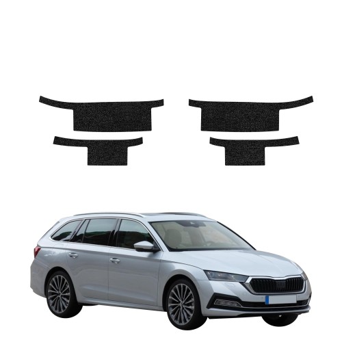 Przejdź do produktu Powłoka techniczna na progi do Skoda Octavia IV PRZED FL (2020-2024) GRIZZ 4w1 HeavyDuty Czarna