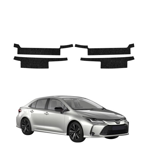Przejdź do produktu Powłoka techniczna na progi do Toyota Corolla XII 2019-2026 SEDAN GRIZZ 4w1 HeavyDuty Czarna