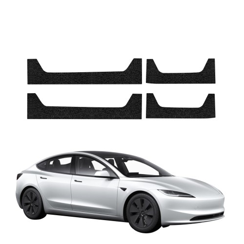 Przejdź do produktu Powłoka techniczna na progi do Tesla Model 3 FL 2025+ GRIZZ 4w1 HeavyDuty Czarna 