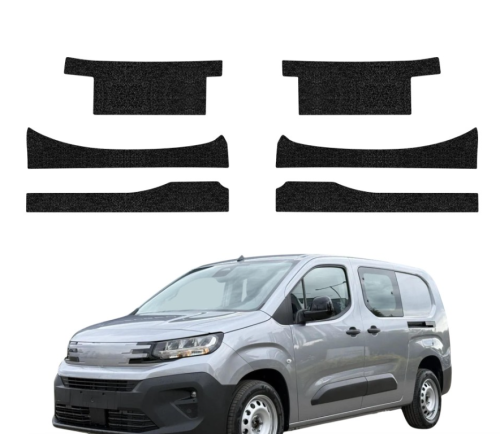Przejdź do produktu Powłoka techniczna na progi do Peugeot Partner III 2018+/ fl26+ GRIZZ 6w1 HeavyDuty Czarna