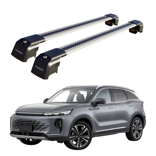Przejdź do produktu Bagażnik dachowy BAIC BEIJING 7 2023+ Thunder  reling zintegrowany srebrny