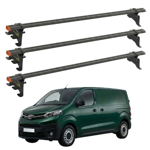 Przejdź do produktu Bagażnik dachowy Toyota Proace VAN od 2016+ Thunder PRO w 3 punkty montażowe