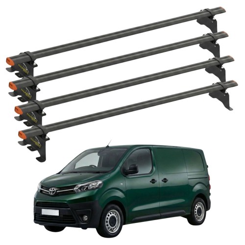Przejdź do produktu Bagażnik dachowy Toyota Proace VAN od 2016+ Thunder PRO w 4 punkty montażowe 