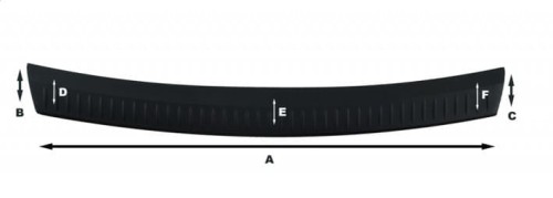 Przejdź do produktu Listwa ochronna zderzaka Dacia Logan MCV 07-10